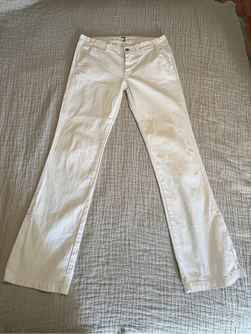 Vintage 7 For All Mankind White Bootcut Jeans Size 27